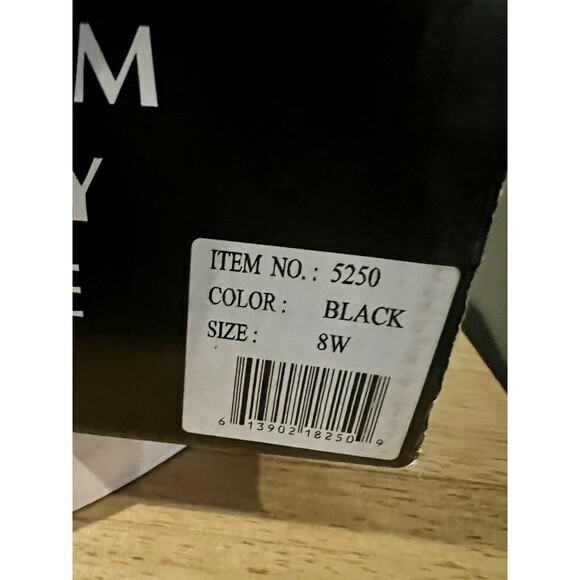 Rothco Mens Black Shoes Hi Gloss Uniform Oxford With Heavy Work Sole Size 8W - Picture 8 of 11